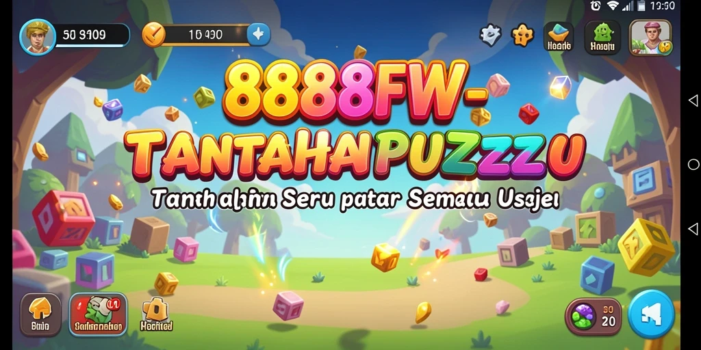 Screenshot menampilkan gameplay seru dari 888FW dengan berbagai teka-teki.