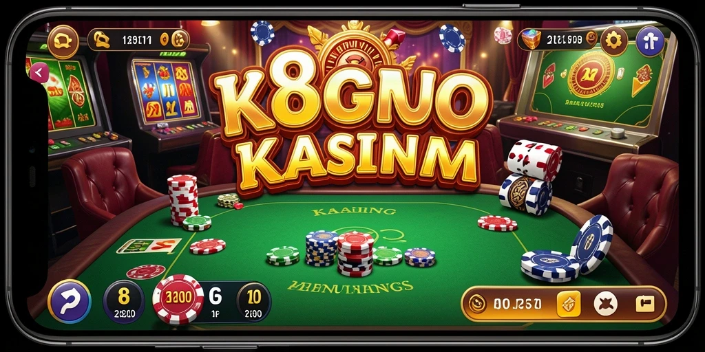 Tampilan gameplay 8II yang menarik dengan banyak pilihan permainan Kasino.