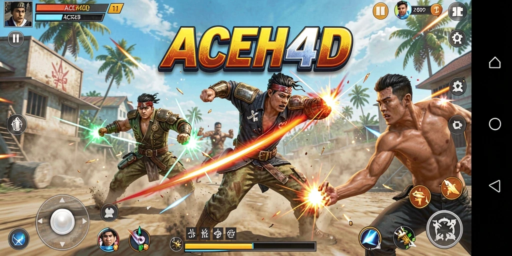 Gameplay aksi mendebarkan di ACEH4D dengan grafis menakjubkan.