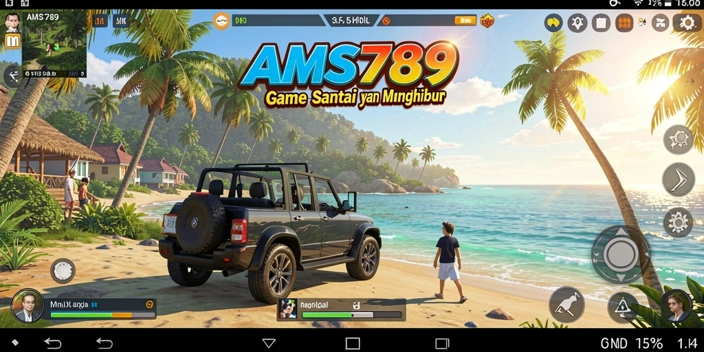 Screenshot utama AMS789 menampilkan gameplay yang santai dan mengasyikkan.