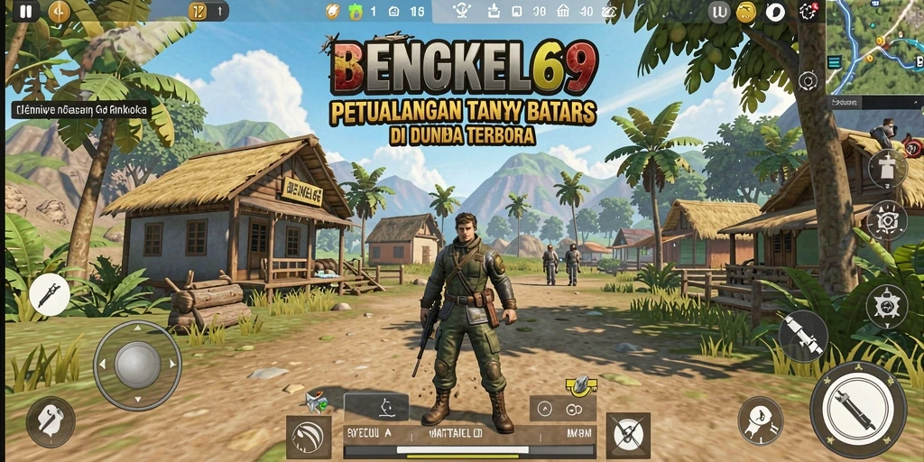 Tampilan memukau gameplay BENGKEL69 di dunia terbuka.