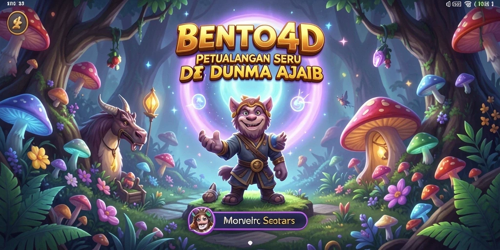 Tampilan screenshot BENTO4D menampilkan eksplorasi dunia petualangan.