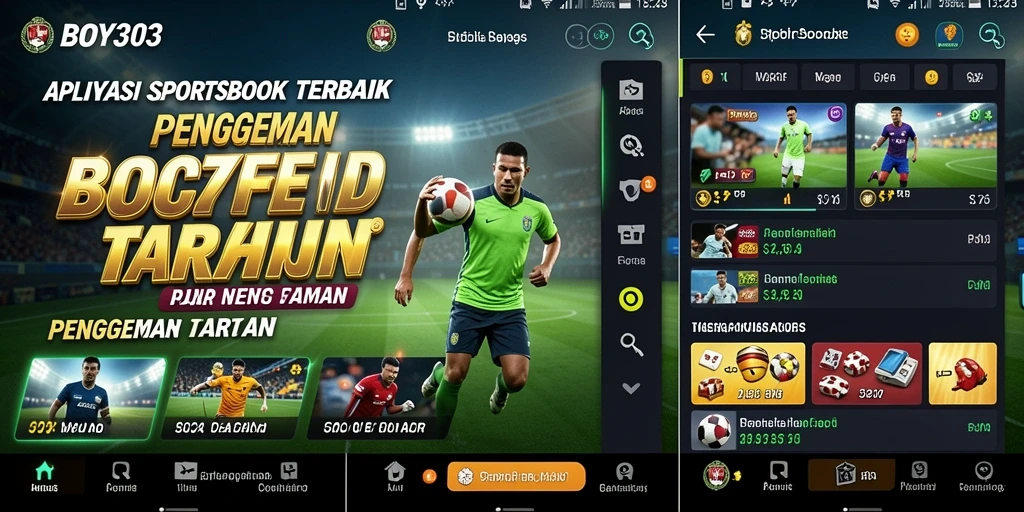 Tangkapan layar BOY303 menampilkan antarmuka taruhan olahraga yang menarik.