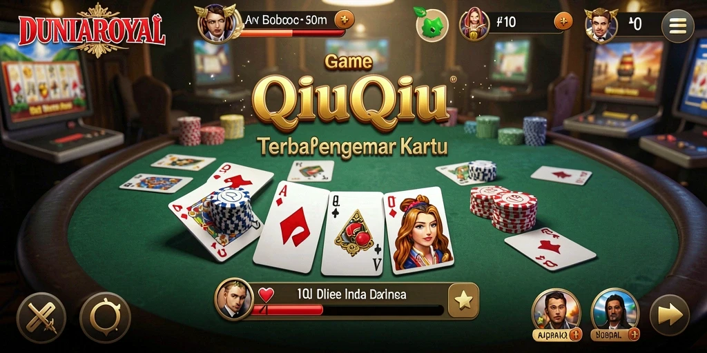 Tampilan gameplay QiuQiu yang menarik dan seru.