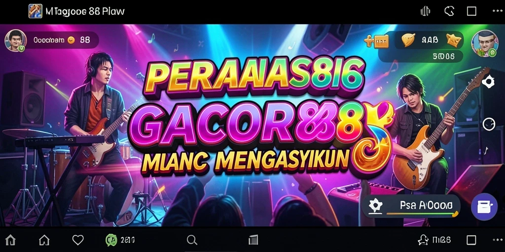 Screenshot GACOR88 menampilkan gameplay seru dengan musik interaktif.