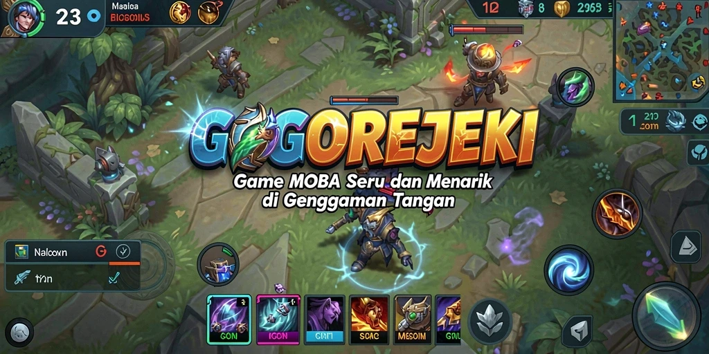 Tampilan gameplay intens dan seru dalam GOGOREJEKI.