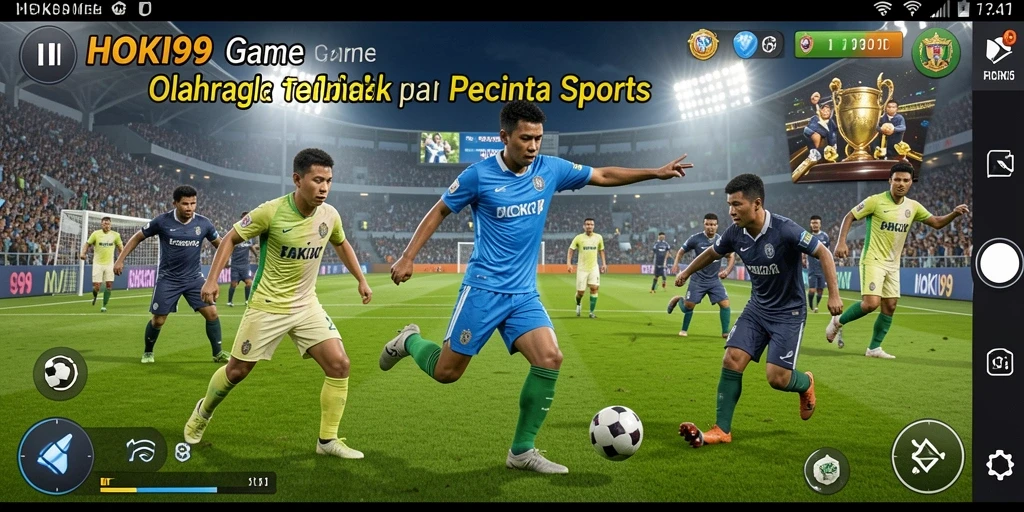Tangkapan layar HOKI99 menampilkan pemain beraksi di lapangan olahraga.