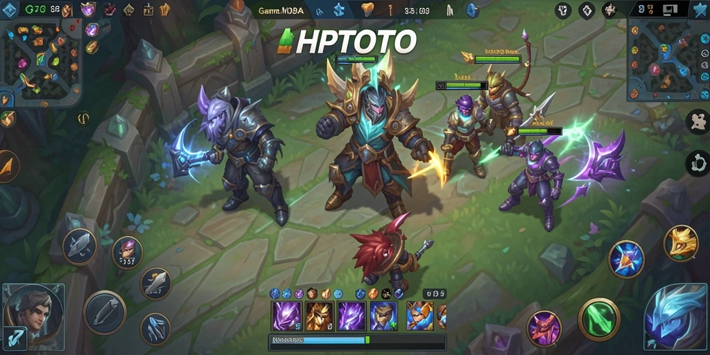 Tampilan gameplay seru di HPTOTO dengan aksi karakter yang dinamis.