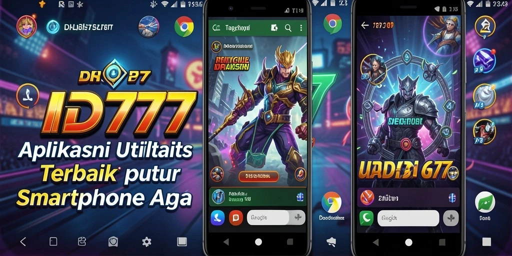 Tampilan antarmuka aplikasi ID777 yang sederhana dan intuitif.