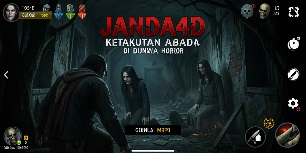 Gameplay menegangkan di JANDA4D dengan atmosfer horror yang mencekam.