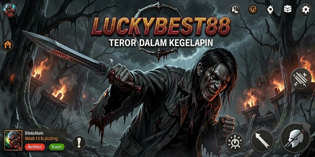 Tampilan gameplay menegangkan LUCKYBEST88 yang membuat adrenaline Anda naik.