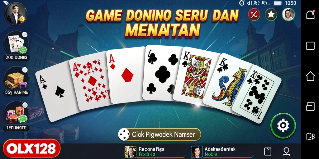 Tampilan gameplay seru OLX128 dengan desain menarik.