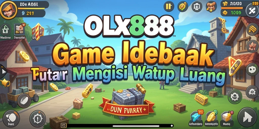 Screenshot utama OLX888 menampilkan gameplay Idle yang menarik.