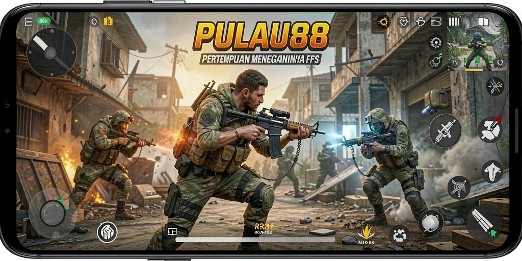 Tampilan gameplay PULAU88 menunjukkan pertempuran intens dan grafis mengesankan.
