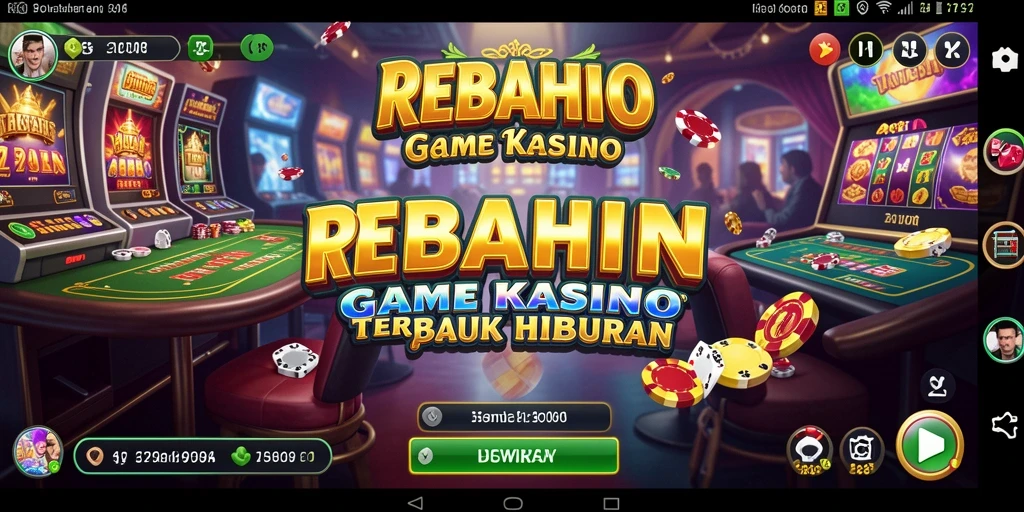 Tampilan gameplay Kasino yang menakjubkan di REBAHIN.