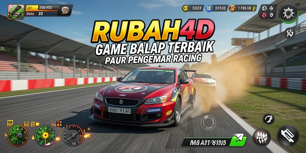 Tampilan menarik dari gameplay racing RUBAH4D yang mendebarkan.