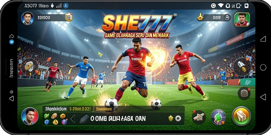Tampilan gameplay SHE777 yang seru dan penuh aksi olahraga.