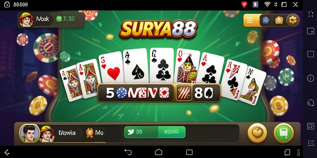 Gameplay seru dari SURYA88 dalam permainan Domino yang menantang.