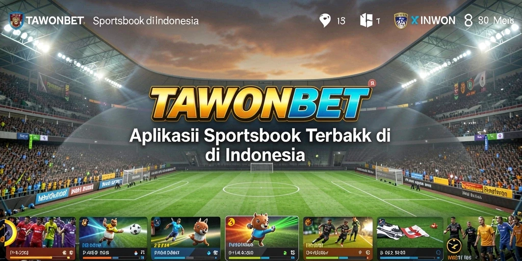 Tampilan antar muka aplikasi TAWONBET yang intuitif untuk taruhan olahraga.