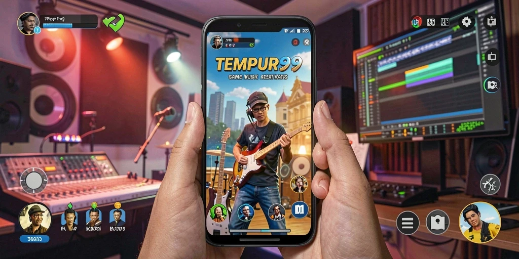 Tampilan gameplay TEMPUR99 yang menarik dan interaktif.