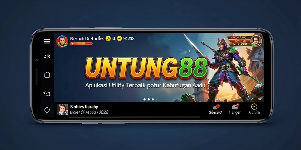 Tampilan utama UNTUNG88 dengan fitur-fitur Utility yang menarik.