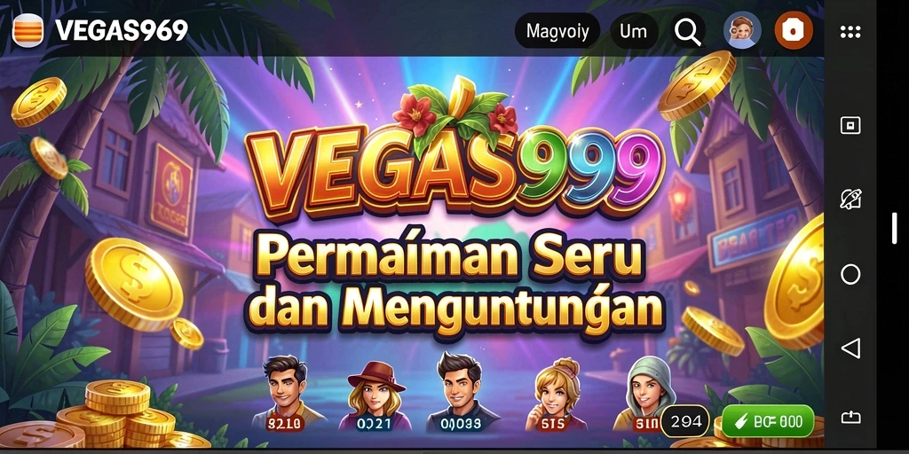 Tampilan gameplay VEGAS969 yang seru dan menegangkan dalam setiap putaran Slot.